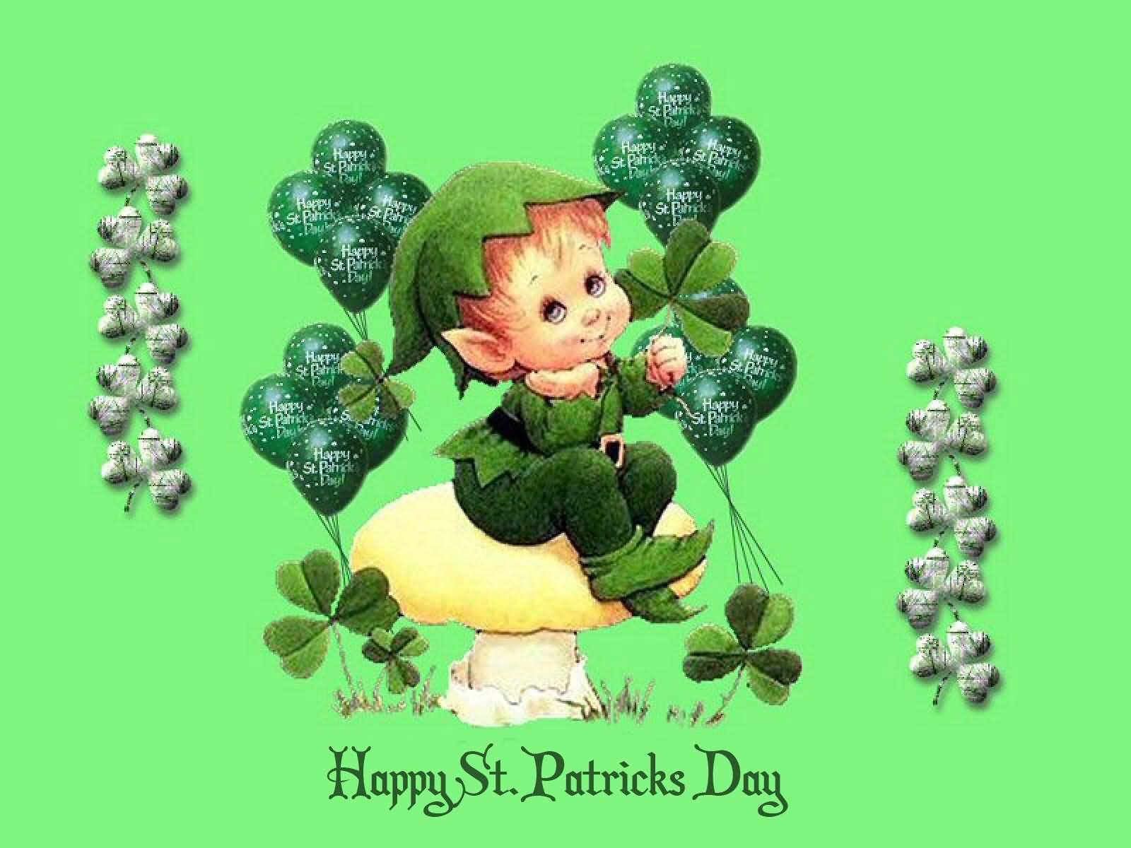 Happy Saint Patrick’s Day Irish Kid Greeting Card