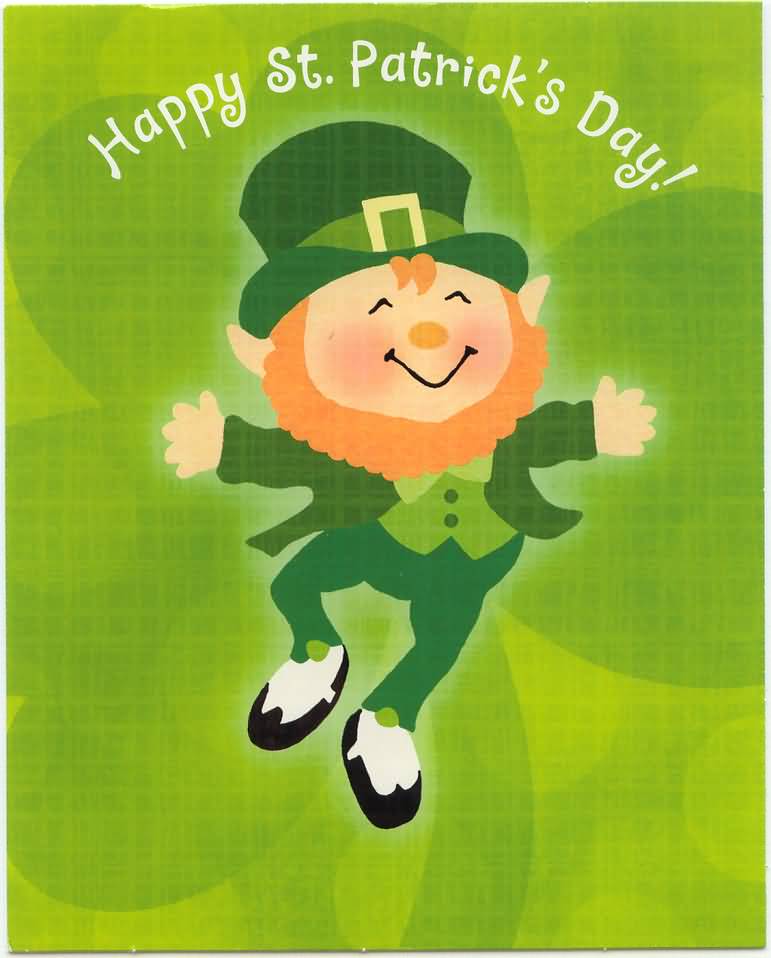 Happy Saint Patrick's Day Irish Man Card