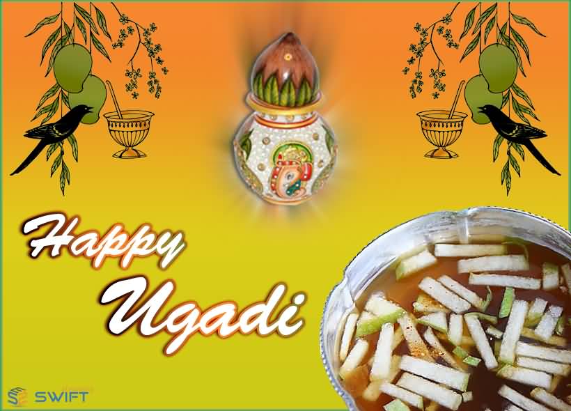 Happy Ugadi 2017 Greeting Card