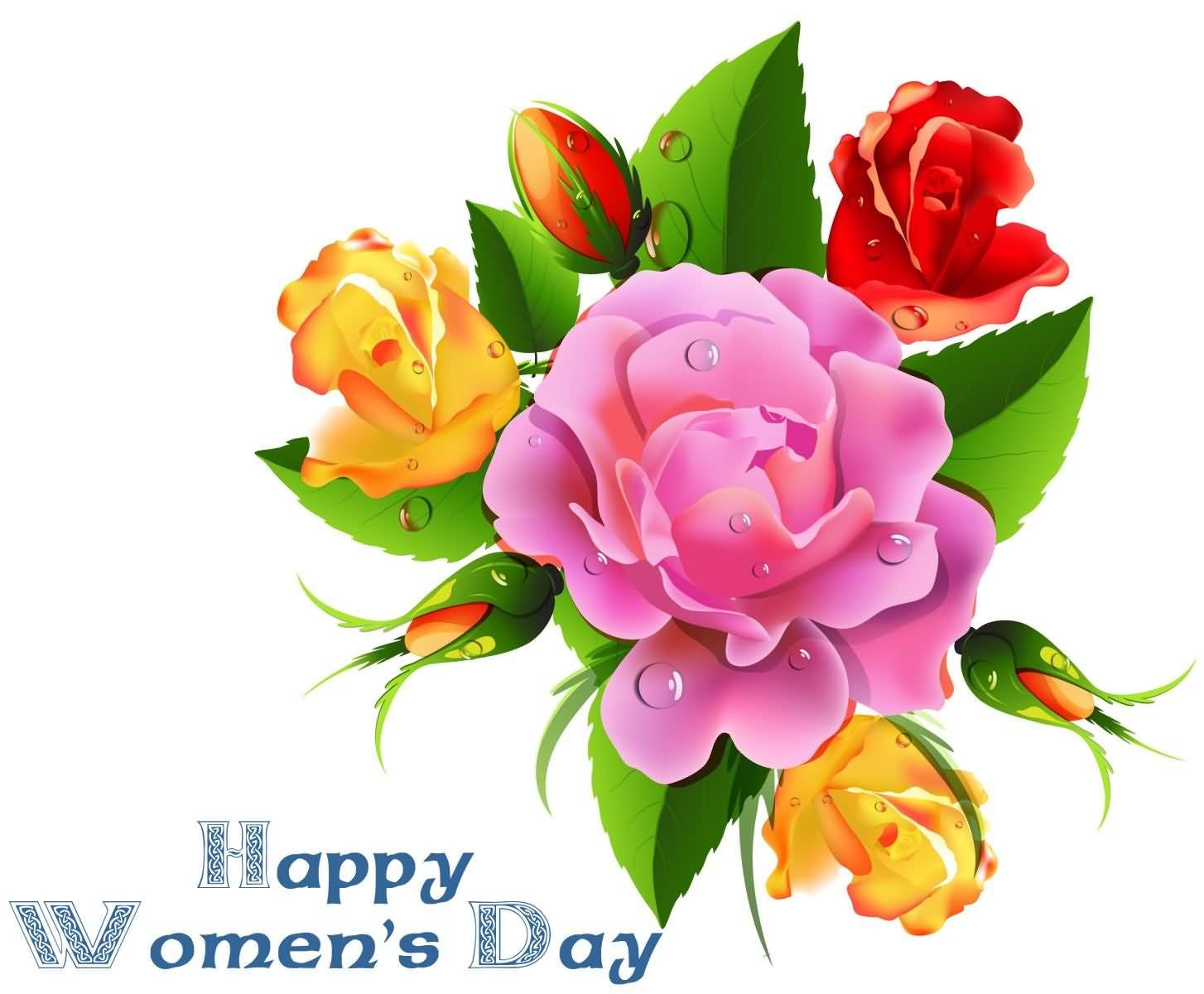 Happy Women's Day Flowers Picture