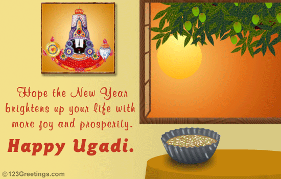 Hope The New Year Brightens Up Your Life With More Joy And Prosperity Happy Ugadi