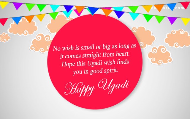 Hope This Ugadi Wish Finds You In Good Spirit Happy Ugadi Card