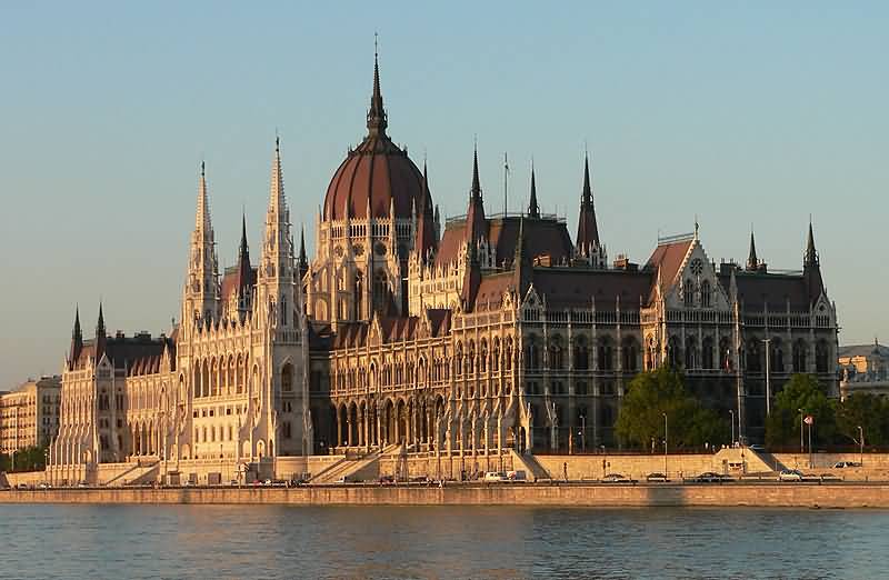 Hungarian Parliament Building In Budapest, Hungary