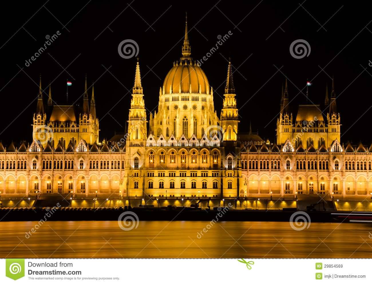 Hungarian Parliament Building Looks Incredible With Night Lights