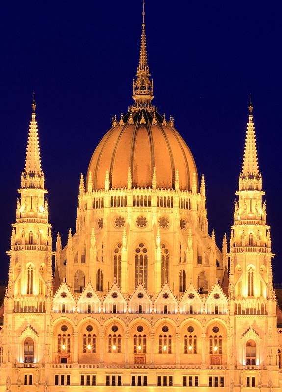 Hungarian Parliament Night Picture