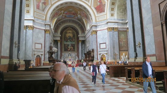 Inside Of The Esztergom Basilica