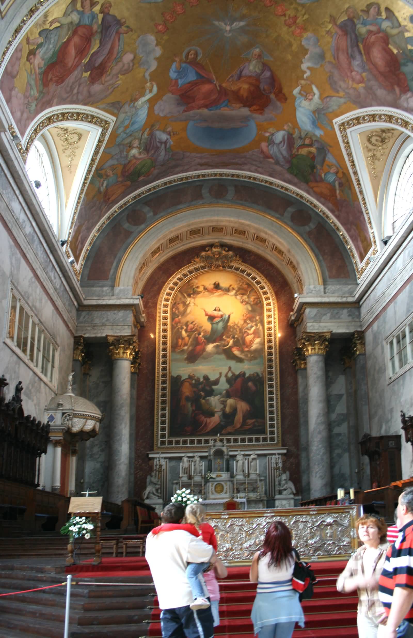 Inside Picture Of The Esztergom Basilica