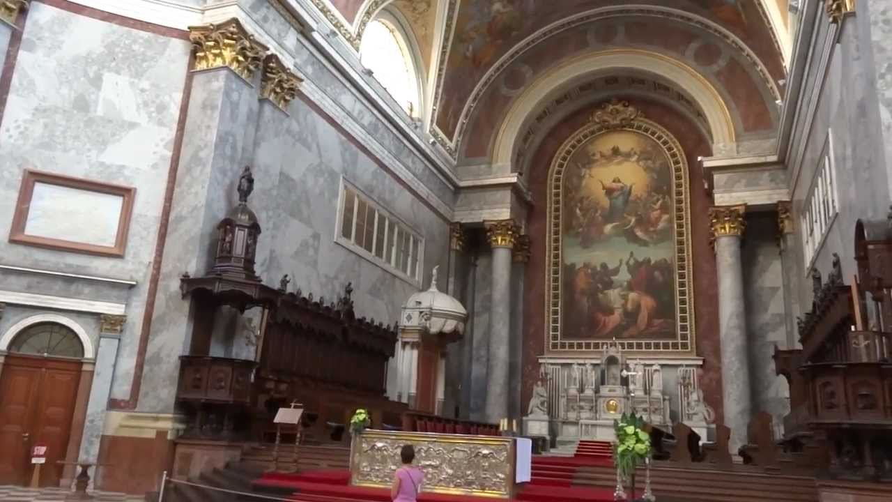 Inside The Esztergom Basilica In Esztergom, Hungary