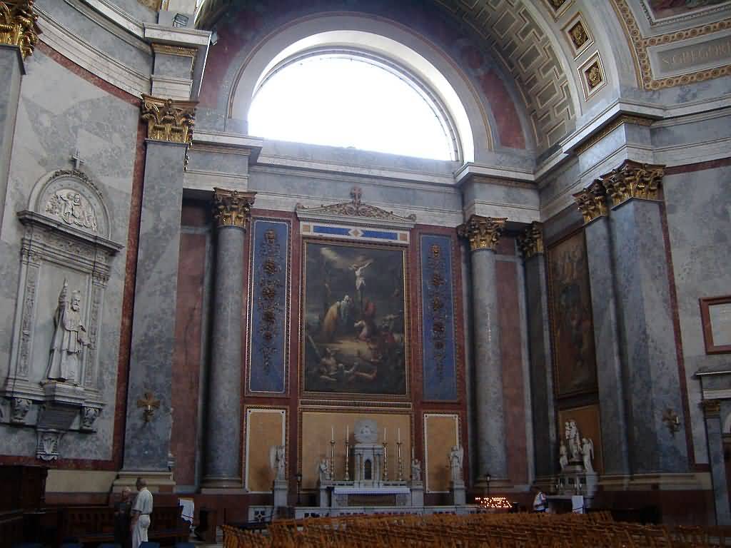 Inside View Of The Esztergom Basilica