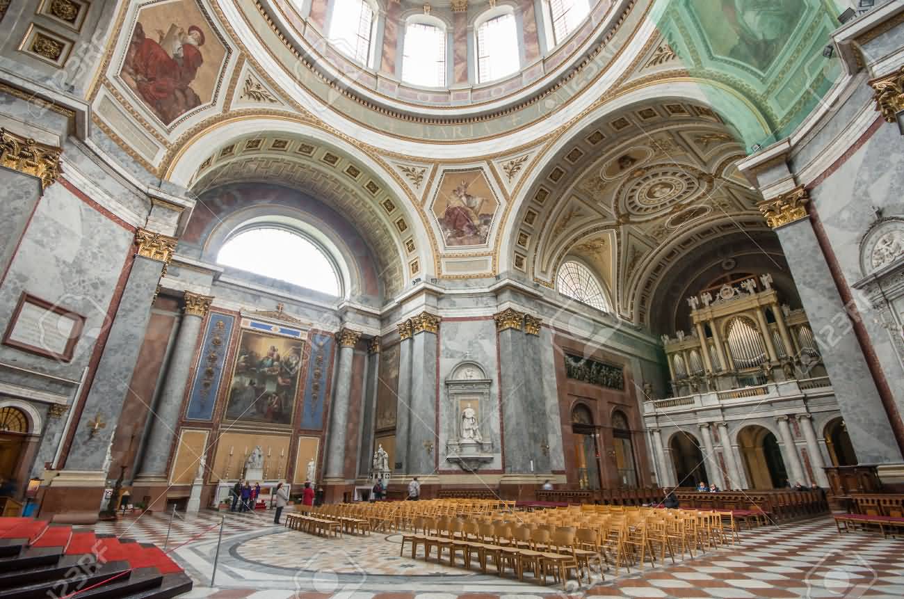 Interior Of Esztergom Basilica In Hungary