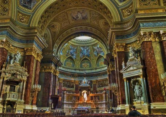 Interior Picture Of The St. Stephen’s Basilica