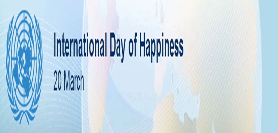 International Day Of Happiness 20 March United Nations Logo