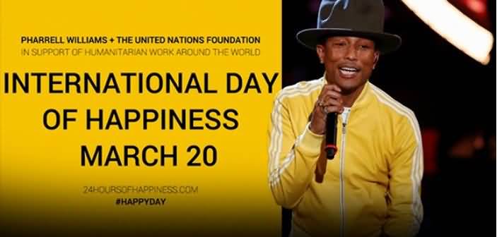 International Day Of Happiness March 20 Poster