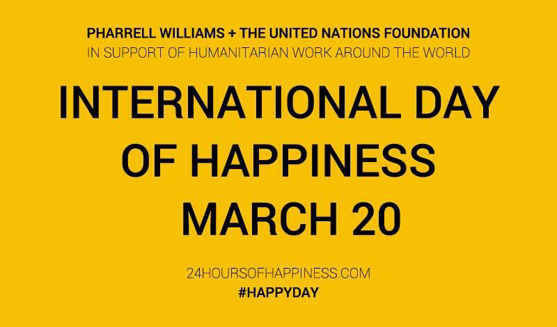 International Day Of Happiness March 20