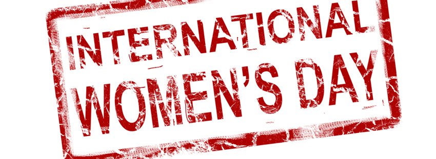 International Women's Day Red Stamp