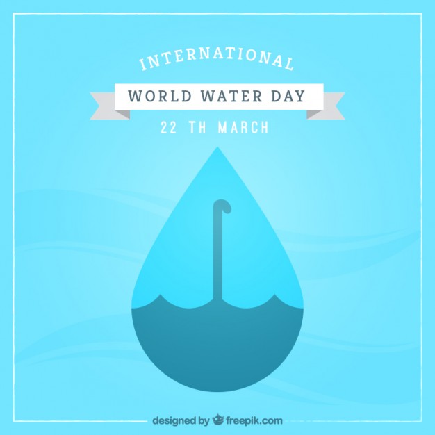 International World Water Day 22th March Illustration