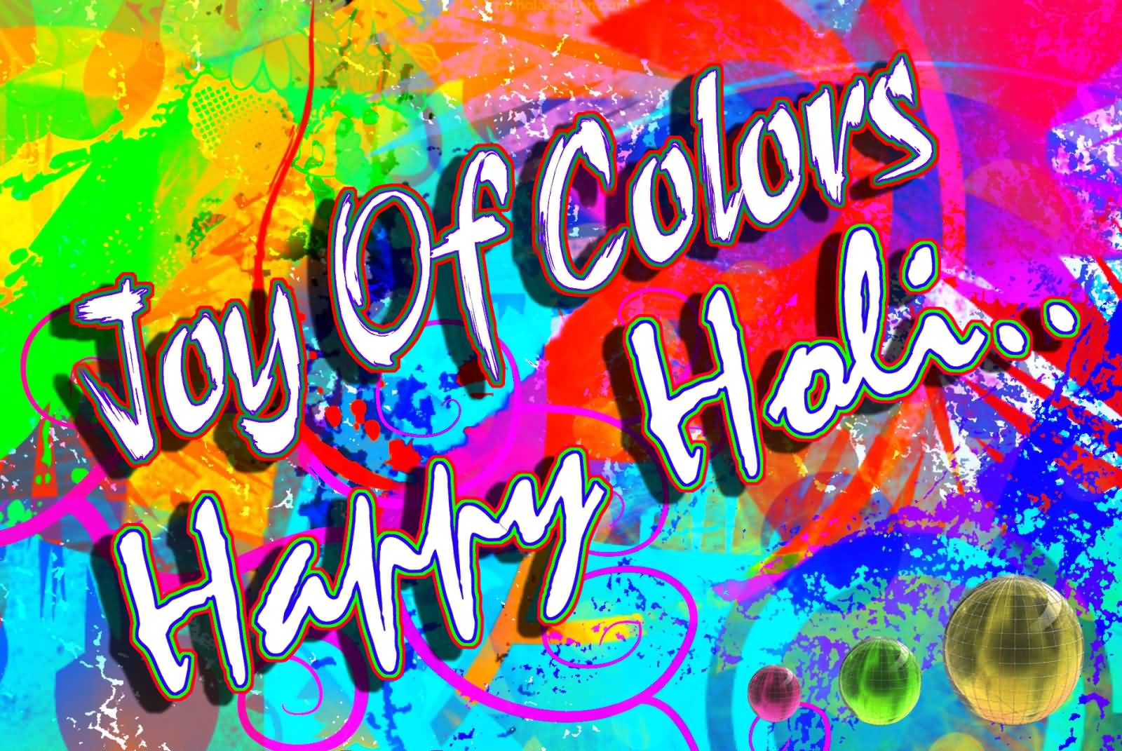 Joy Of Colors Happy Holi 2017