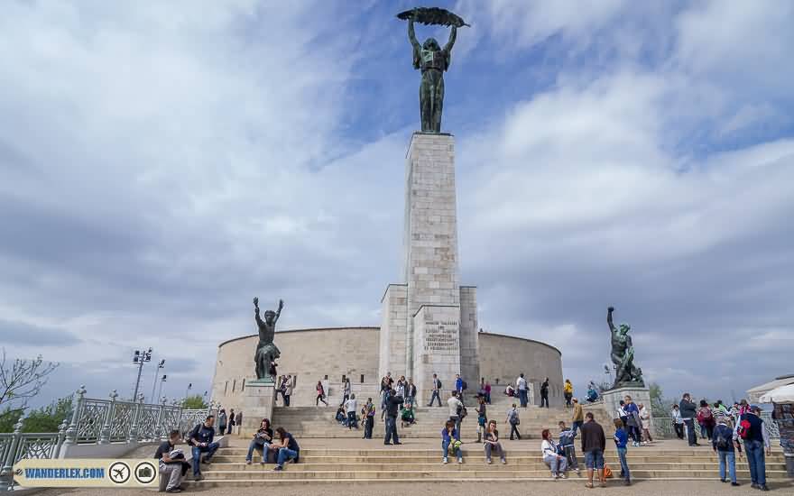 Liberty Statue On Budapest