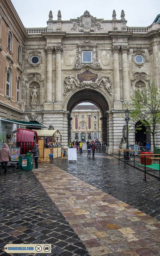 Lions Courtyard Of Buda Castle