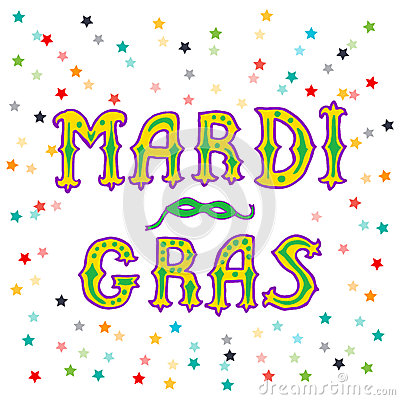 Mardi Gras Greeting Card