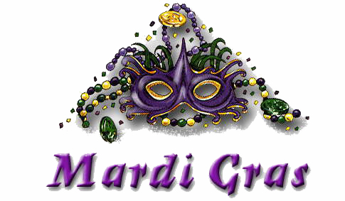 Mardi Gras Mask Greeting Card