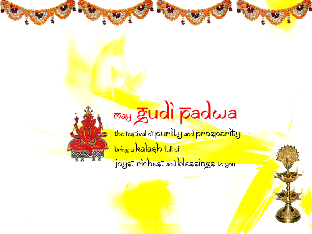 May Gudi Padwa The Festival Of Purity And Prosperity Bring Kalash Full Of Joys Riches And Blessings To You