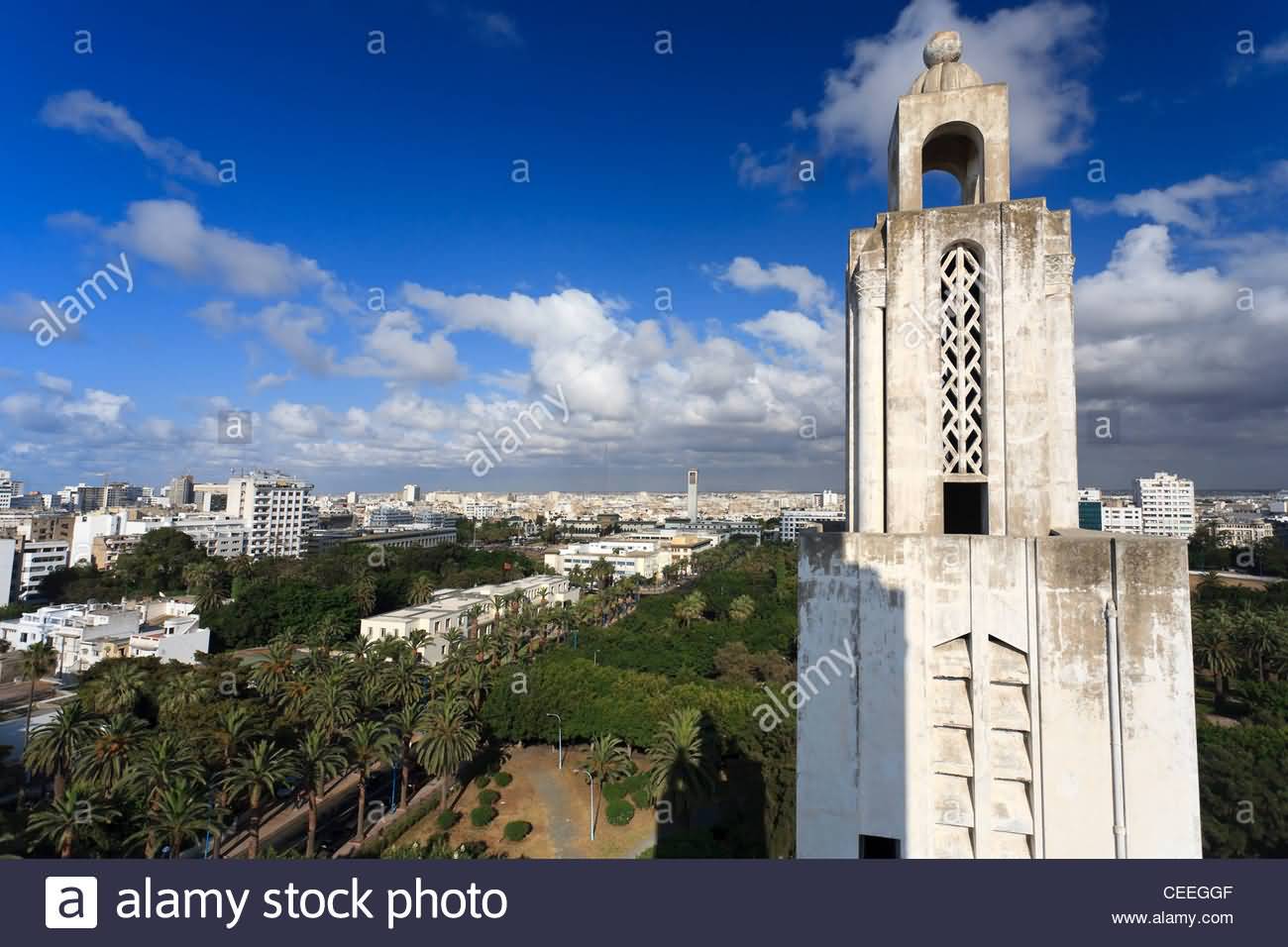 Minaret Of The Casablanca Cathedral