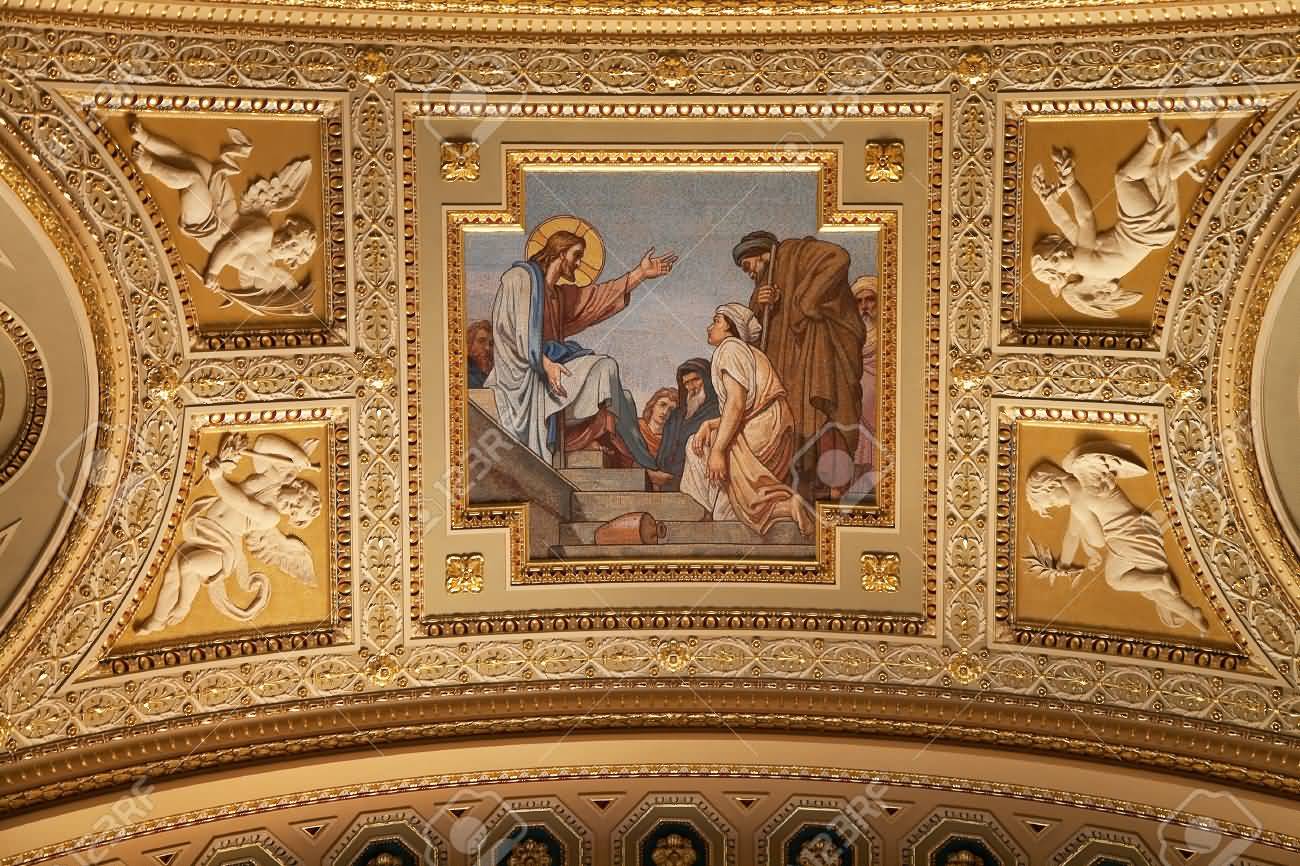 Mosaic Painting Inside The St. Stephen’s Basilica