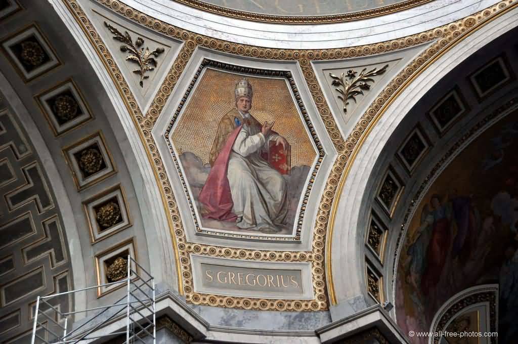 Mosaic Paintings Inside The Esztergom Basilica