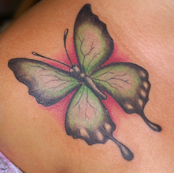 Nice Butterfly Tattoo Idea