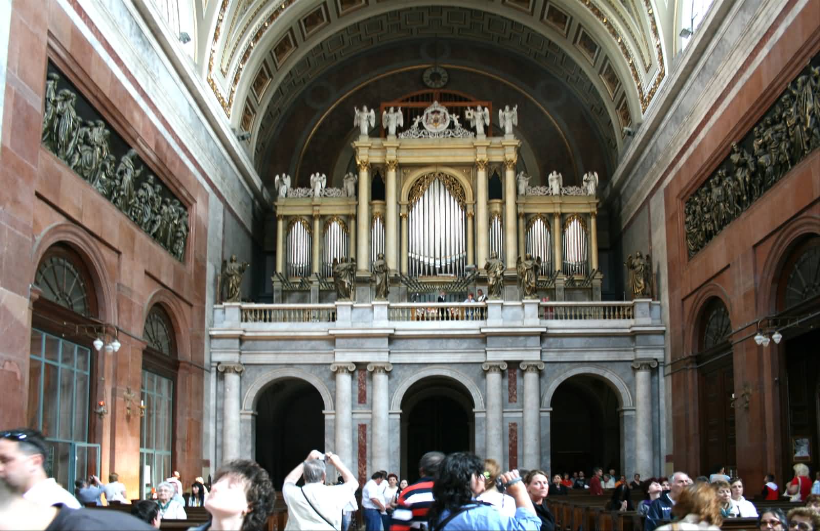 Organ Inside The Esztergom Basilica In Hungary