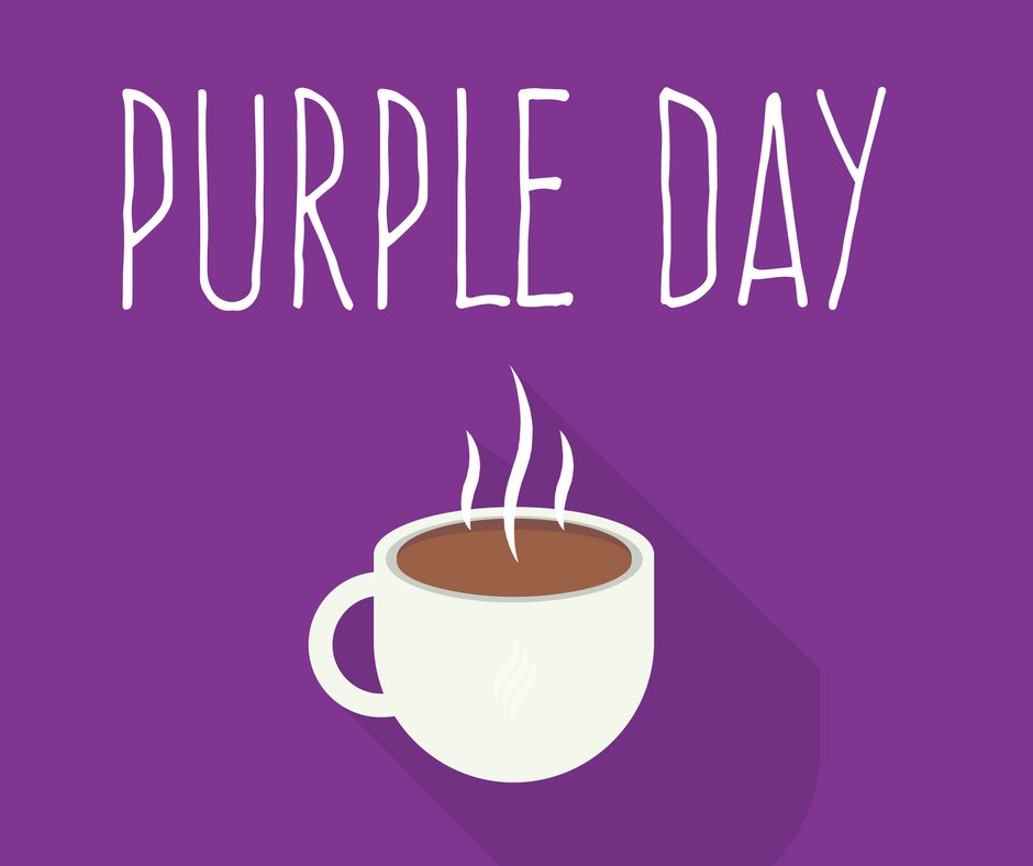 Purple Day Coffee Cup