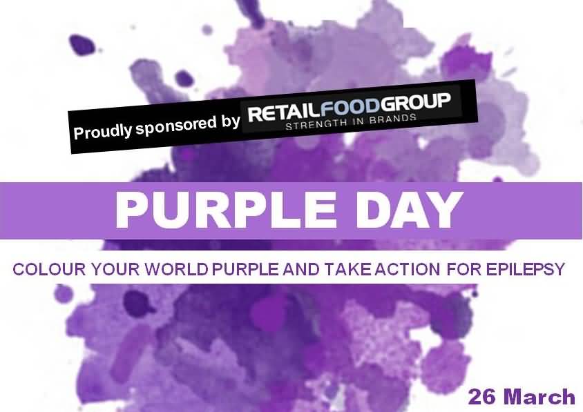 Purple Day Color Your World Purple And Take Action For Epilepsy 26 March