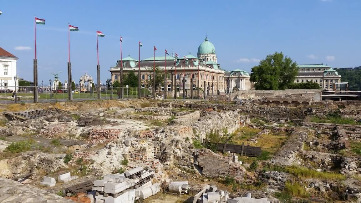 Reconstruction Site Near The Buda Castle