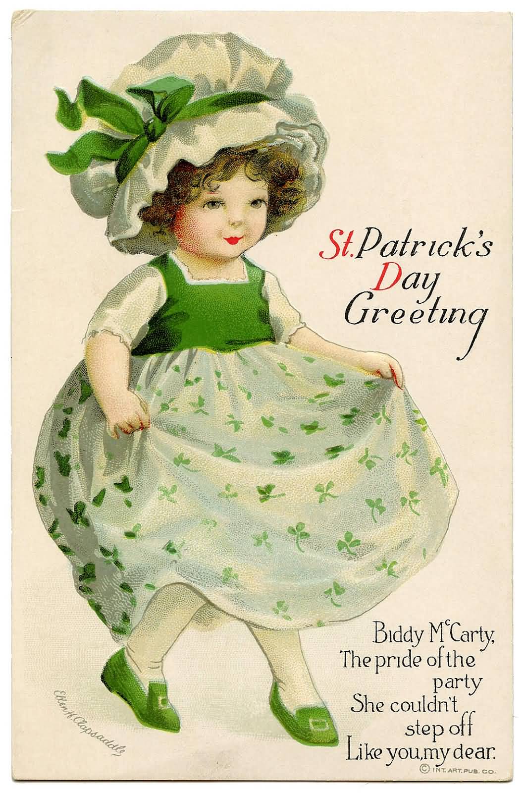 Saint Patrick's Day Greeting Ecard