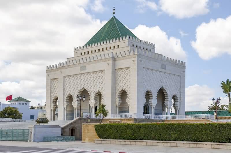 Side View Of The Mausoleum of Mohammed V