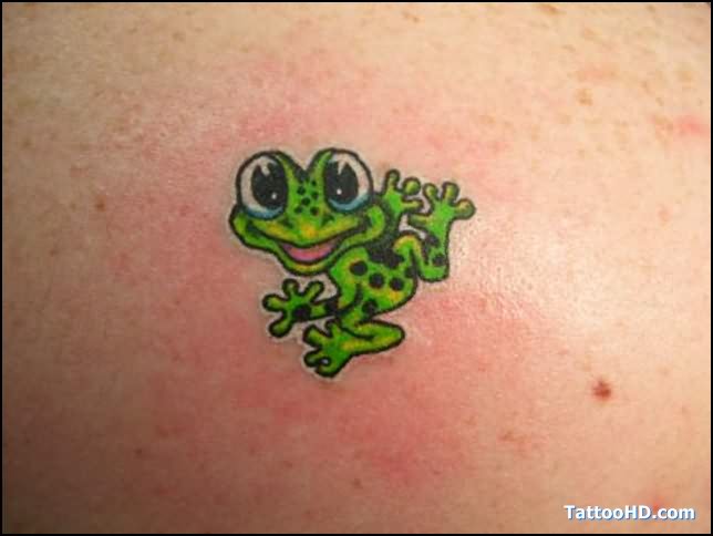Small Frog Tattoo Idea