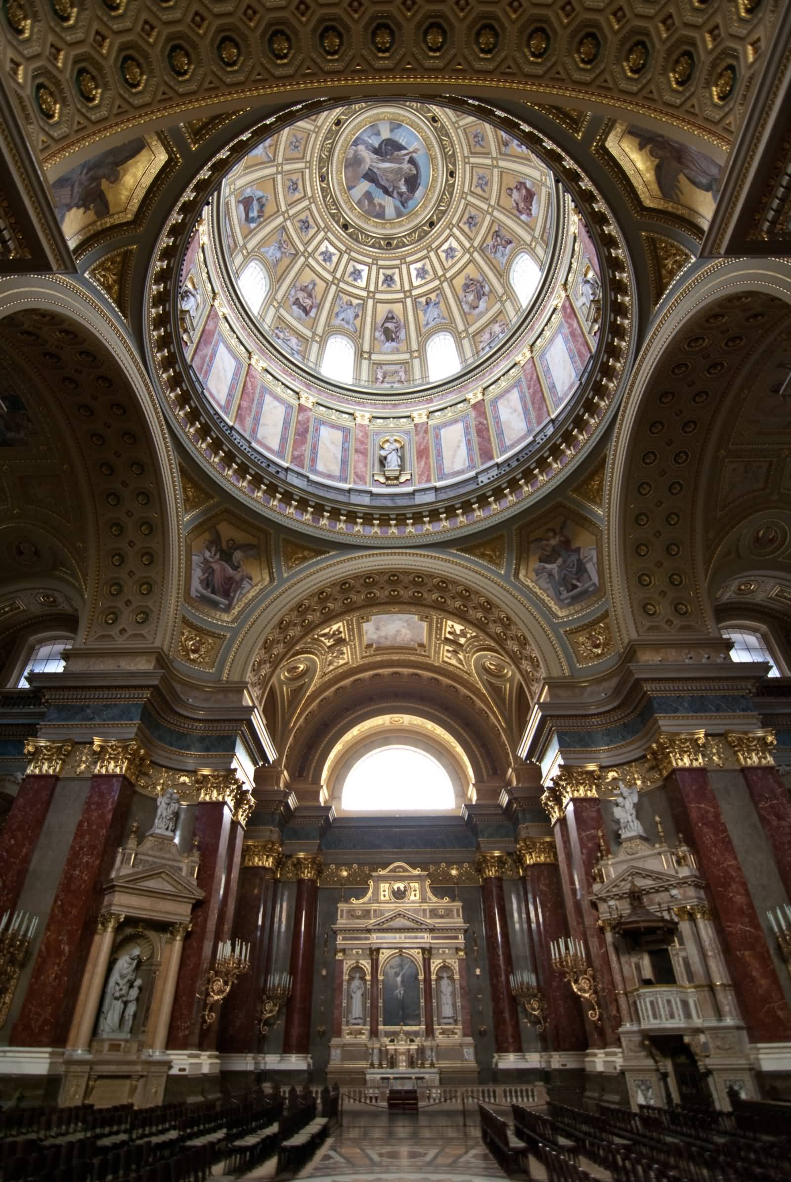 St. Stephen's Basilica Interior View