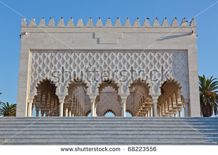 Stairs To The Mausoleum of Mohammed V