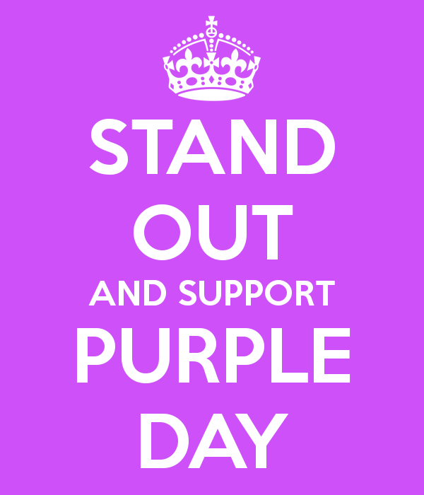 Stand Out And Support Purple Day