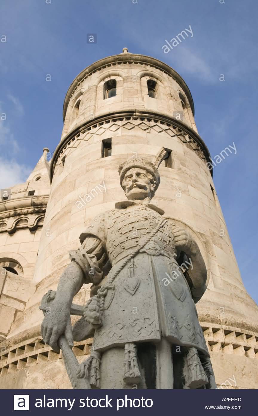 Statue Of Janos Hunyadi At The Fisherman's Bastion