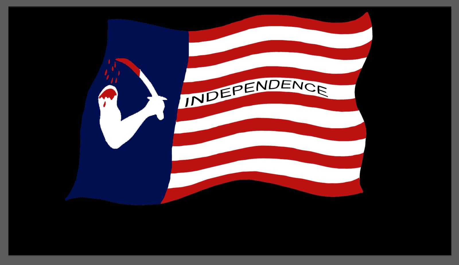 Texas Independence Day Flag Clipart