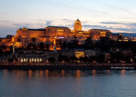 The Buda Castle Viewed From The Pest Side of The Danube