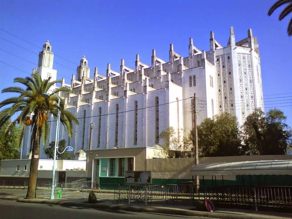 The Casablanca Cathedral In Morocco