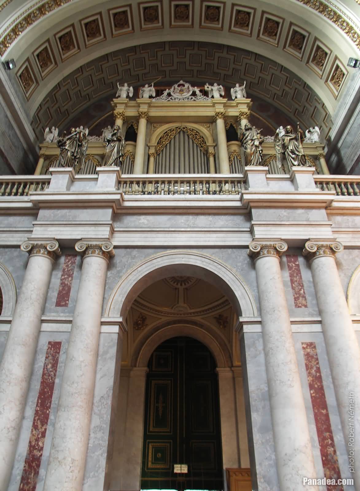 The Esztergom Basilica Organ And The Main Entrance