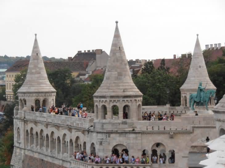 The Fisherman’s Bastion In Budapest, Hungary