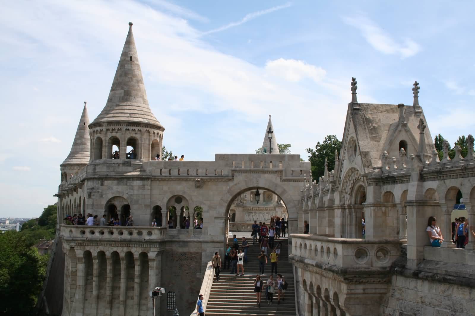View Of Fisherman s  Bastion  In Budapest 