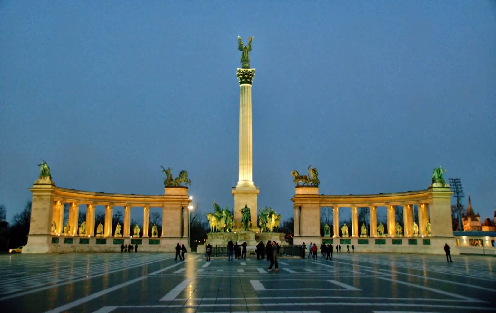 The Heroes Square Evening View