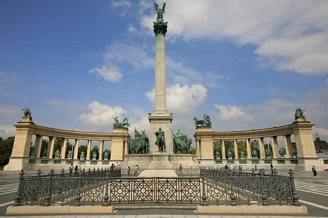 The Heroes Square In Budapest
