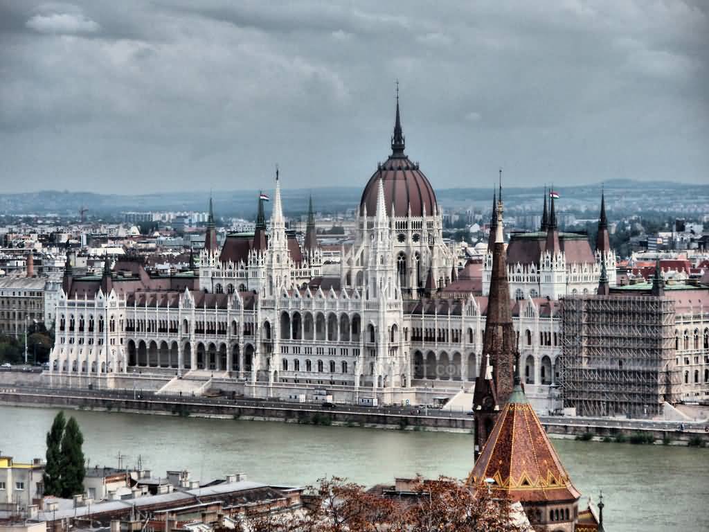 The Hungarian Parliament Building Amazing View